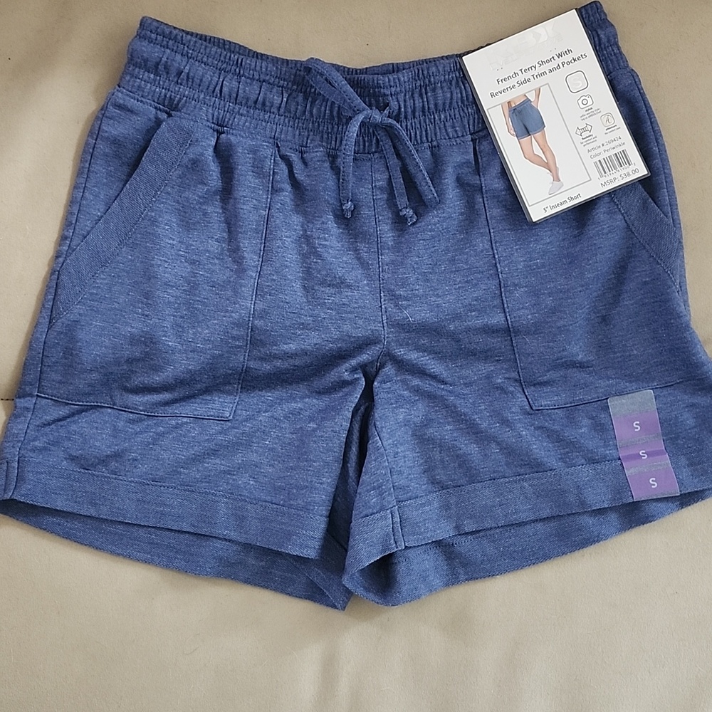 RBX French Terry Short With Reverse Side Trim And Pockets